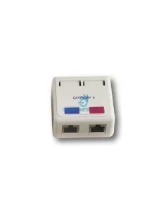 Fanton 23944 Wandsteckdose 2 u.sch.rj45 8/8 weiß